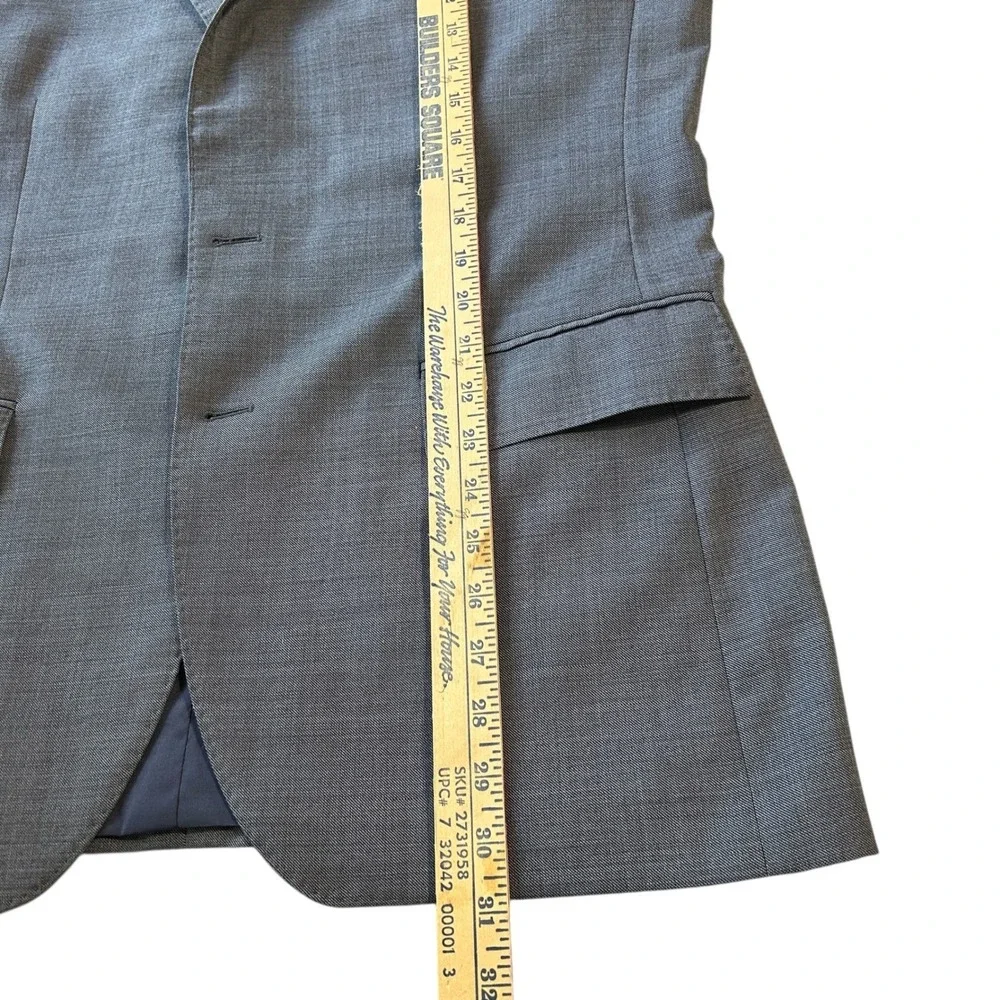 J.Crew Ludlow Blazer 41R Slim‎  Four Season Wool Gray Men's Sport Coat  2-Button